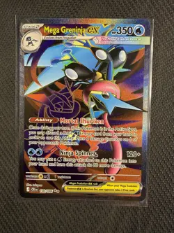 Mega Greninja EX 2026 Pokemon TCG Mega Evolution Chaos Rising 100/086 Full Art - Image 4