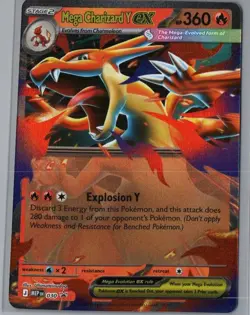 Mega Charizard Y ex 030 Holo Promo ME: Mega Evolution Promo Pokemon Near Mint - Image 1