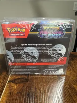 Pokemon Mega Evolution Phantasmal Flames Booster Box New/Sealed W/Plastic Case - Image 3
