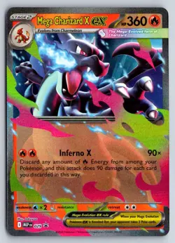 MEGA CHARIZARD X EX 029 ME: MEGA EVOLUTION PROMO HOLO - Image 1
