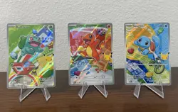 Pokemon First Partner Illustration Collection Series 1 Kanto Gen 1 LOT OF 3 SET - Image 1