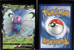 Butterfree V 001/189 Holo V Rare Darkness Ablaze Pokemon Holo Near Mint - Image 3