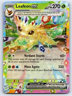 Leafeon ex 006/131 Holo Double Rare Prismatic Evolutions Pokemon Holo Near Mint - Image 1