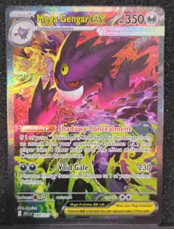 Pokemon TCG Mega Gengar EX 284/217 SIR Ascended Heroes English Full Art - Image 1