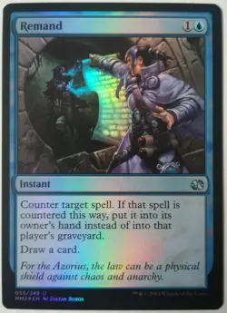 mtg magic remand used RAVNICA FRENCH vf fr deference deference abimee - Image 1