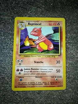 REPTINCEL UNCO - POKEMON 24/102 SET DE BASE EDITION 2 FR - Image 1