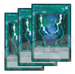 Yugioh - Dark Calling x 3 - 1st Edition Ultra Rare NM - Free Holographic Card - Image 1