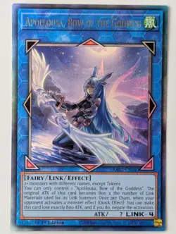 Apollousa, Bogen der Gottin RA02-EN040 Ultimate Rare EN NM YUGIOH - Image 1