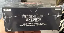 One Piece TCG Booster Box OP16 - The Time of Battle Brand New & Factory Sealed - Image 2