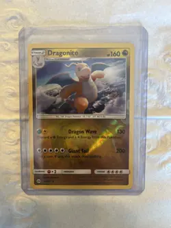 DRAGONITE 96/149 POKEMON CARD ENGLISH SUN & MOON BASE SET REVERSE HOLO RARE - Image 3