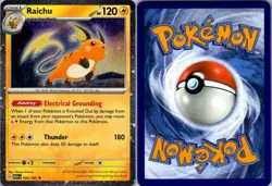 Raichu (Cosmos Holo) 026/165 Holo Rare Miscellaneous Cards & Products Pokemon NM - Image 1