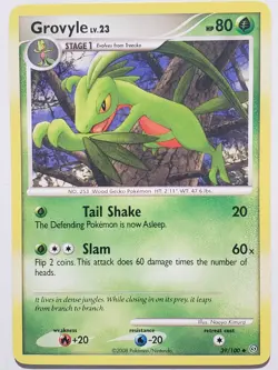 Grovyle 39/100 VLP - Stormfront Pokemon Card - Naoyo Kimura Art - Image 1
