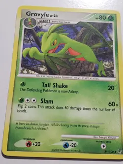 Grovyle 39/100 VLP - Stormfront Pokemon Card - Naoyo Kimura Art - Image 2