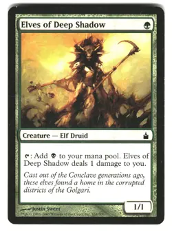 Elves of Deep Shadow 161 Common Ravnica: City of Guilds Magic: The Gathering MP - Image 1