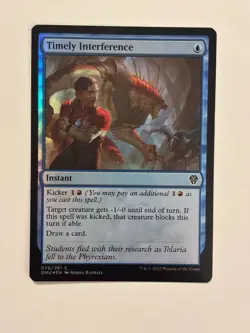 Timely Interference Dominaria United Foil Magic the Gathering MTG - Image 1