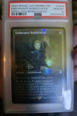 PSA 10-SERIALIZED-ENDURANCE BOBBLEHEAD 236/500 #1059 FALLOUT MTG - Image 3