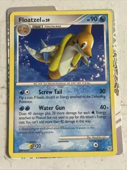 Pokemon TCG Floatzel - 26/130 - Rare non-holo DP MP - Image 1