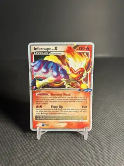 Pokemon TCG Infernape LV.X DP10 Diamond and Pearl Holo MP - Image 1