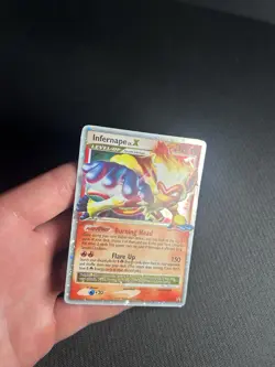 Pokemon TCG Infernape LV.X DP10 Diamond and Pearl Holo MP - Image 5