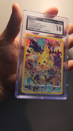 2023 Pokemon Crown Zenith Pikachu 160/159 CGC 10 Gem Mint - Image 2