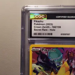 2023 Pokemon Crown Zenith Pikachu 160/159 CGC 10 Gem Mint - Image 5