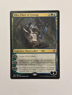 Throne of Eldraine Magic: The Gathering Oko, Thief of Crowns #197 MTG Card - Image 1