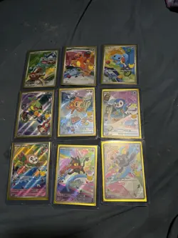 Pokemon First Partner Illustration Series 1 Collection - Complete Full Set Of 9 - Image 1