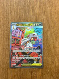 Pokemon TCG Bahasa Indonesia Language Mega Scrafty ex SIR SAR MA3 241/193 - Image 1