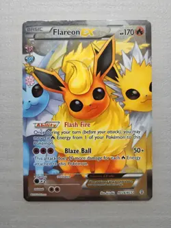 Pokemon TCG Flareon EX RC28/RC32 Generations Radiant Collection Full Art Holo - Image 2