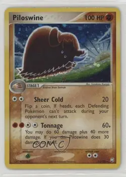 Piloswine Holo Pokemon EX Team Rocket Returns #13 2004 - Image 1