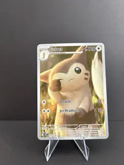 The Pokemon Company Furret 168/159 Sv09 Journey Together Holo Illus Rare ENG - Image 1
