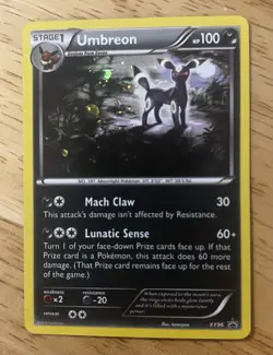 Pokemon Umbreon Holo XY96 Cosmos Breakpoint Promo LP - Image 1