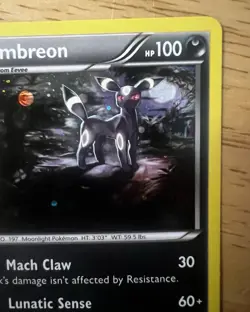 Pokemon Umbreon Holo XY96 Cosmos Breakpoint Promo LP - Image 4