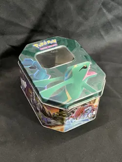 Pokemon TCG Collectors EMPTY Tin 2005 Storage Display Rayquaza & Legendaries - Image 1