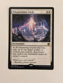 Teleportation Circle (Extended Art) Adventures in the Forgotten Realms MTG - Image 1