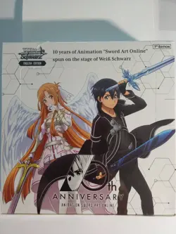 Weiss Schwarz Sword Art Online 10th Anniversary Booster Box - 16 Packs 4573592710634 - Image 1