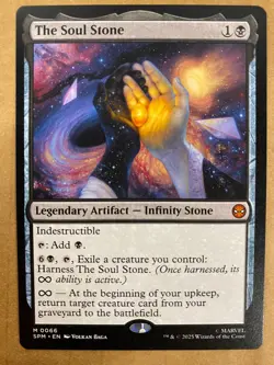 MTG 1x The Soul Stone # 66 Marvel's Spider-Man Magic the Gathering Card x1 NM - Image 1