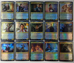 Doctor Who FOIL MTG Complete DOCTOR Set 15 Card Magic the Gathering Universes - Image 1