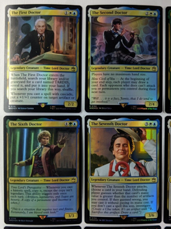 Doctor Who FOIL MTG Complete DOCTOR Set 15 Card Magic the Gathering Universes - Image 2