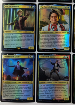 Doctor Who FOIL MTG Complete DOCTOR Set 15 Card Magic the Gathering Universes - Image 5