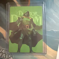 MTG Doctor Doom Art Card (24/45 )- Art Series: Marvel Super Heroes Regular - Image 5