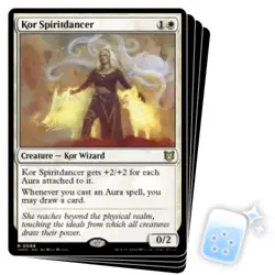 KOR SPIRITDANCER X4 Wilds Of Eldraine: Commander Magic MTG MINT CARD - Image 1