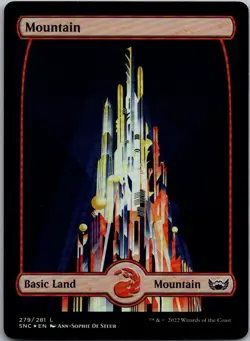 Mountain () L Streets of New Capenna 279 NM Foil - Image 1