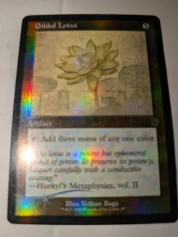 Foil Gilded Lotus - Retro Frame Artifact - The Brothers War - MTG - Image 1