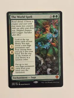 The World Spell Dominaria United Magic the Gathering MTG - Image 1