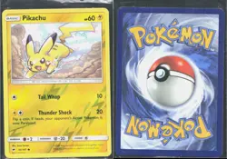 PIKACHU 40/147 C BURNING SHADOWS POKEMON REVERSE HOLO NM/M - Image 1