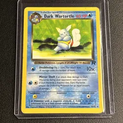Dark Wartortle 46/82 Team Rocket Unlimited MP Pokemon - Image 1