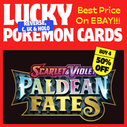 PALDEAN FATES - REVERSE HOLO’S, COMMON & UNCOMMON- POKEMON - MULTIBUY DISCOUNT ✅ - Image 1