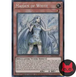 Yugioh Maiden of White 25LP-EN018 Secret Rare Limited Edition NM - Image 1
