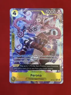 Perona OP14-111 R Alt Art One Piece The Azure Sea's Seven English - NM - Image 1